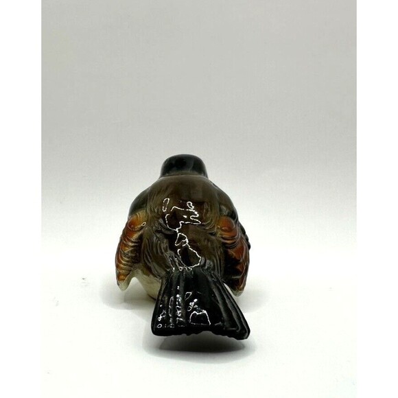 Vintage Goebal West Germany Sparrow Bird Figuine CV75 Porcelain Brown - Picture 6 of 16